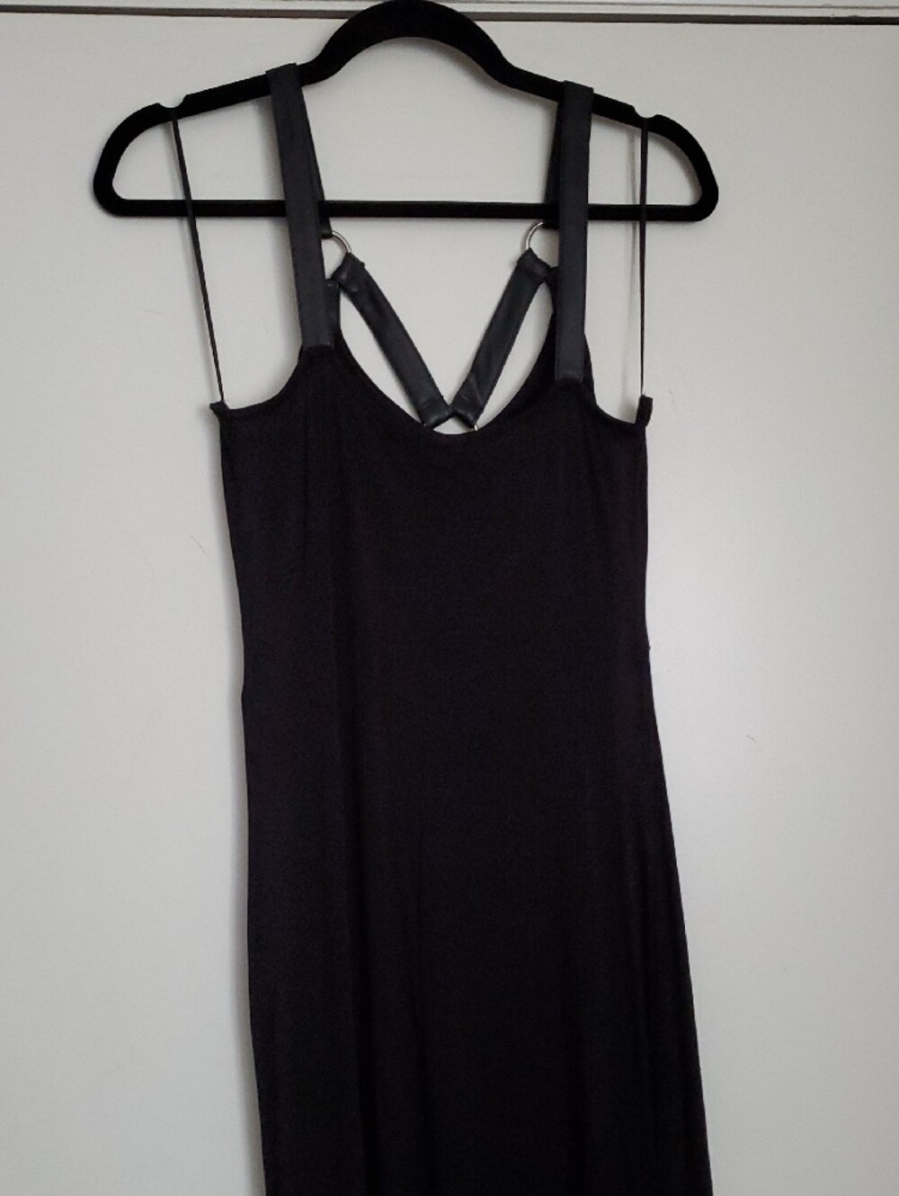 Killstar Black Maxi Dress with O-Ring Harness Detail - Picture 10 of 16